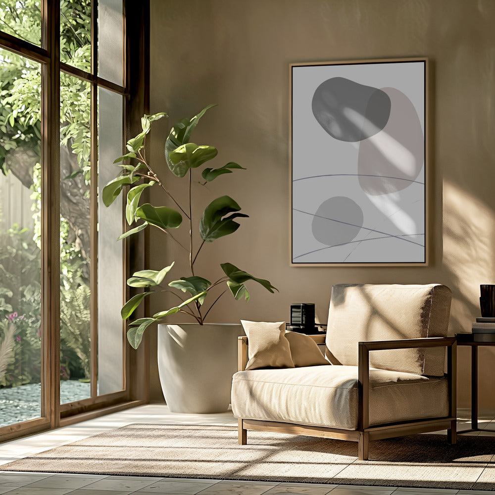 New Shapes Beige 03 | Poster