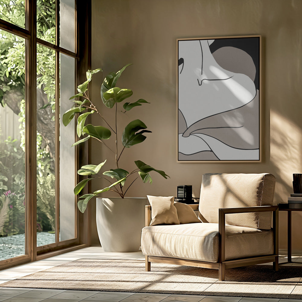 matisse_shoulder_vector_002_Black | Poster