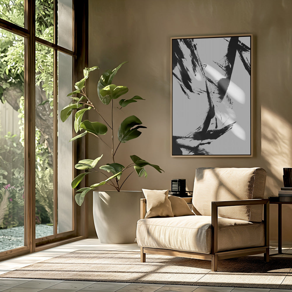 Tintenpinselfluss | Poster