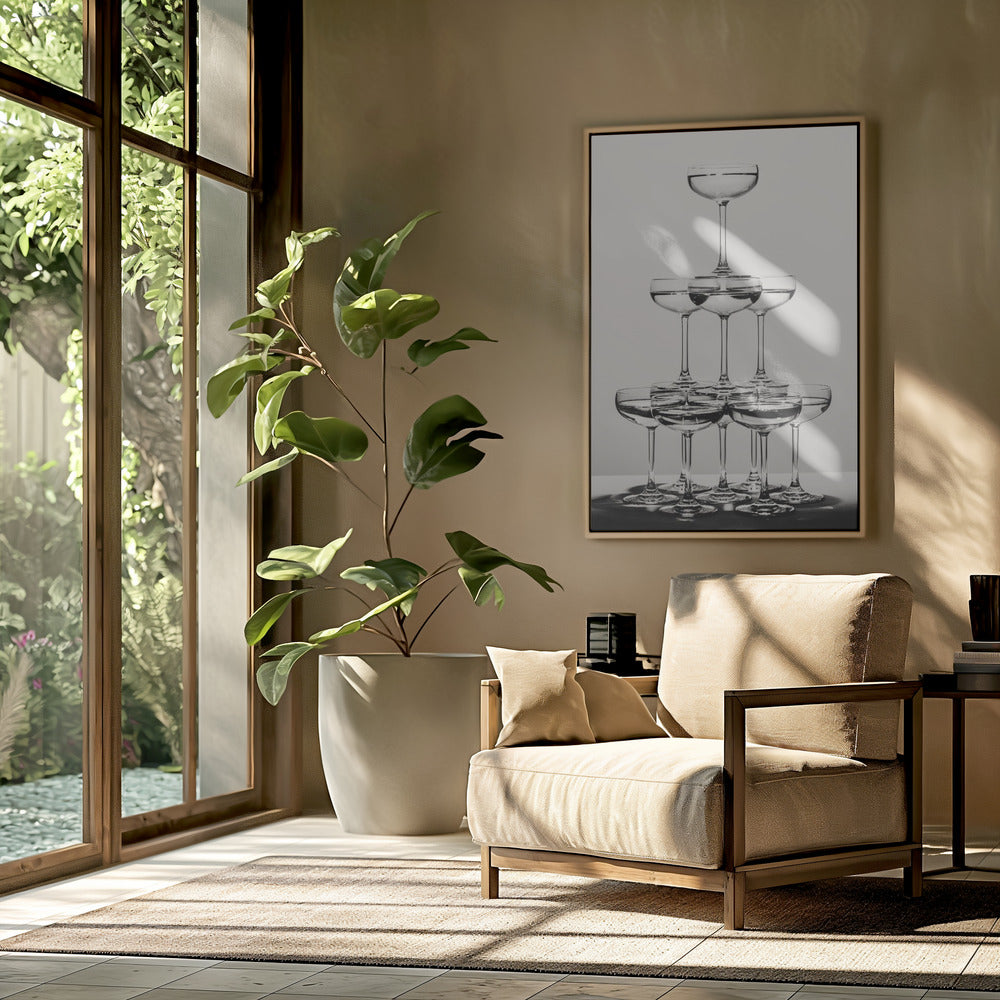 Champagnerturm_6 | Poster