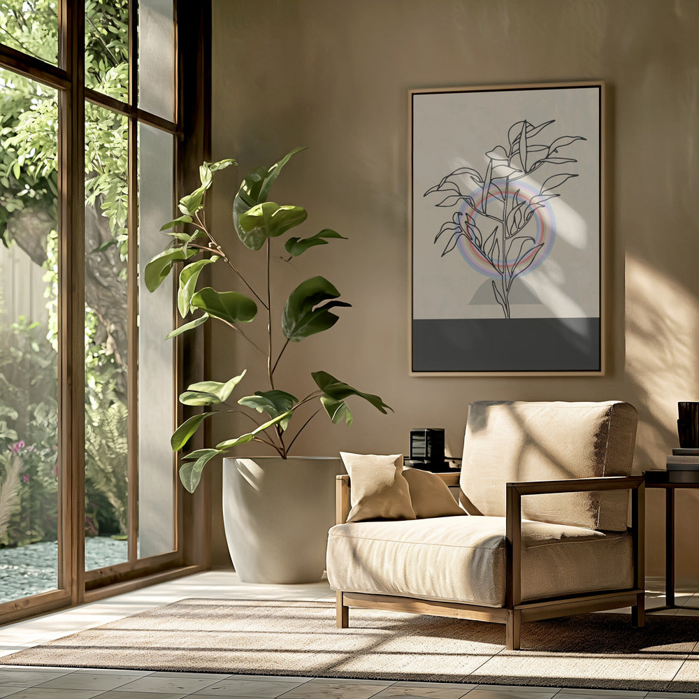 Abstrakte Blume 2 | Poster