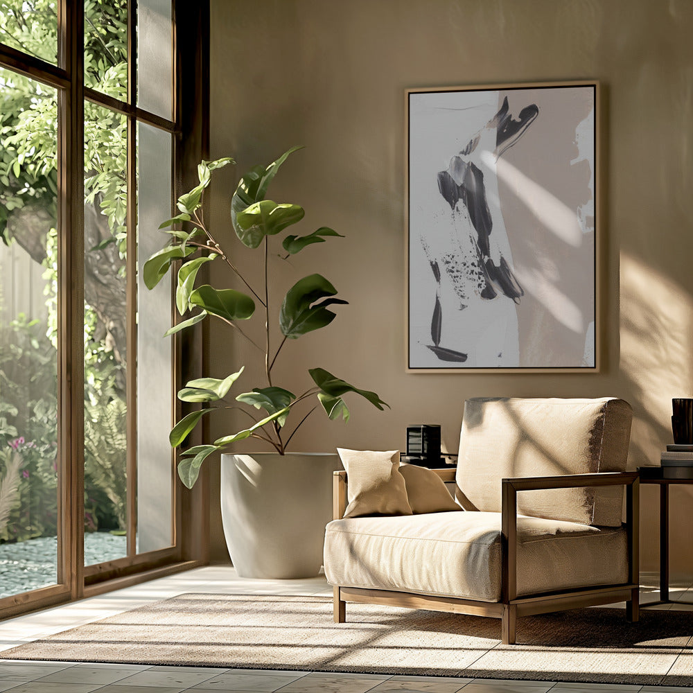 Monochrome Eleganz | Poster