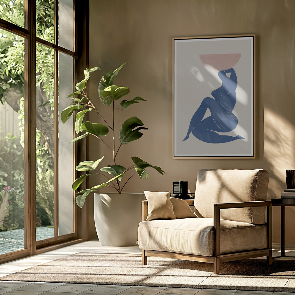 Harmonie in Blau | Poster