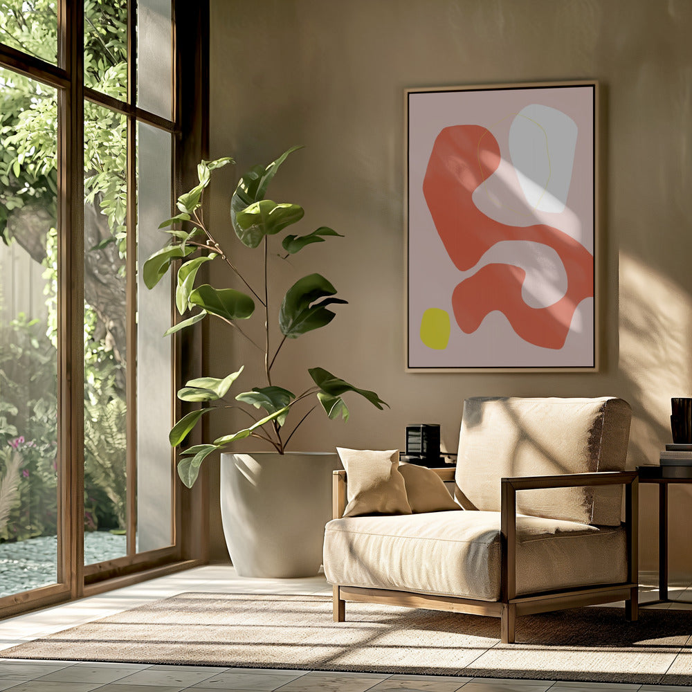 Abstrakter Kurventanz | Poster