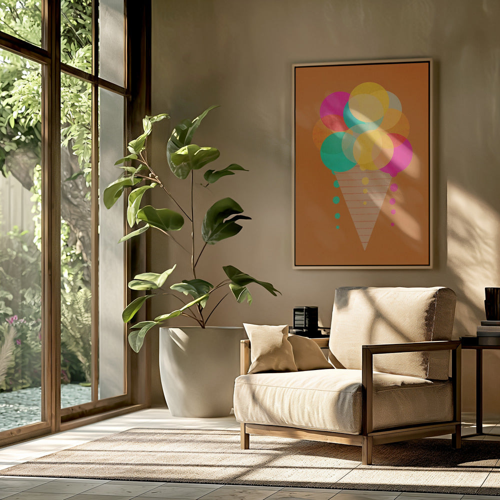 Regenbogen-Tüten-Genuss | Poster