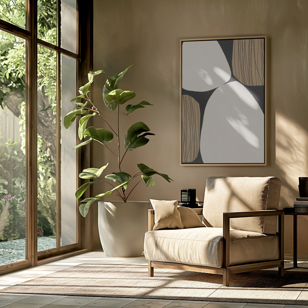 Abstract Earth Tones | Poster