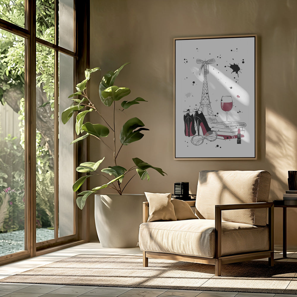 Schicke Pariser Nacht | Poster
