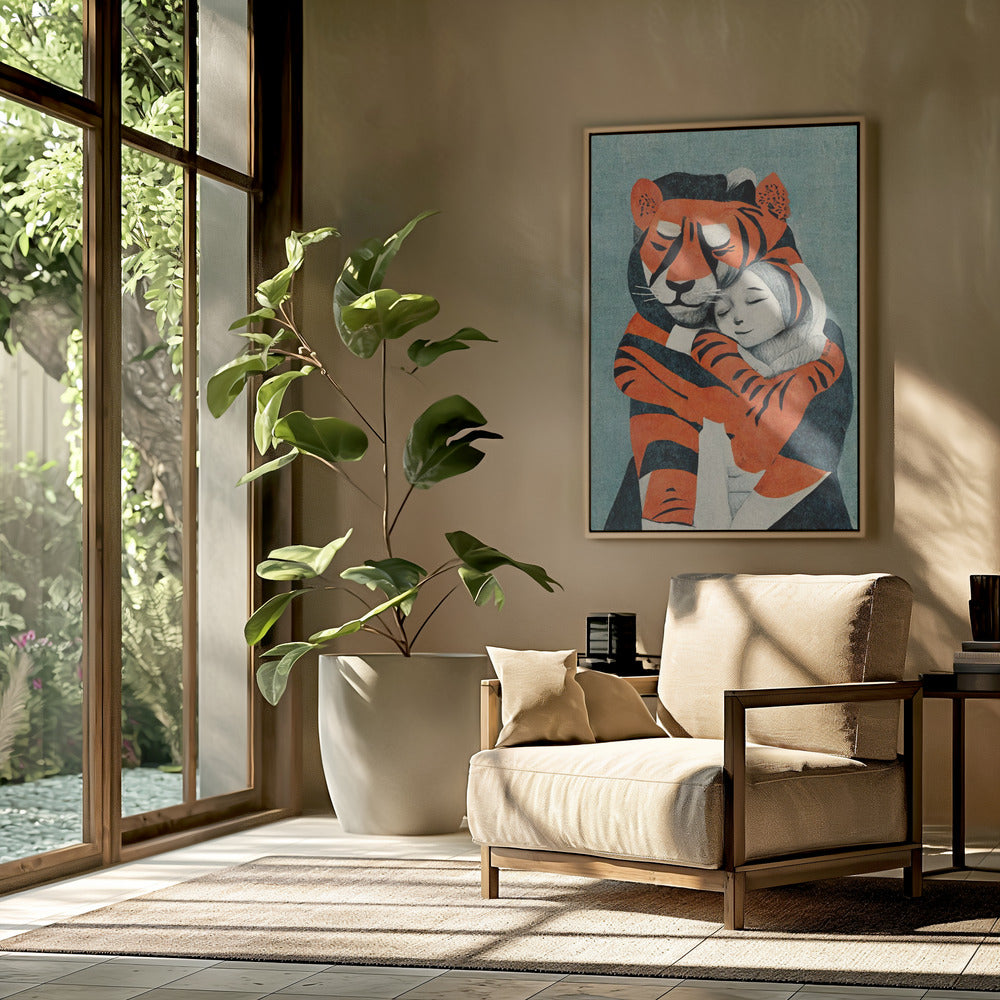 Tigerumarmung | Poster