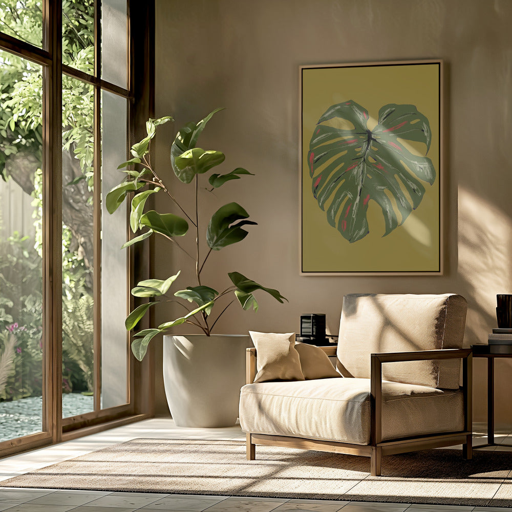 Monstera Blatt Grün | Poster