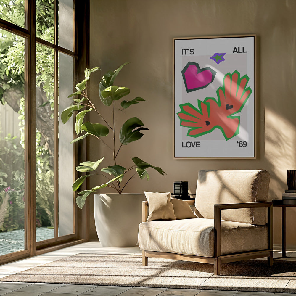 Es ist alles Liebe '69 Bird Orange | Poster