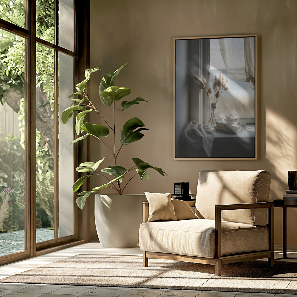 Ruhiger Fensterblick | Poster