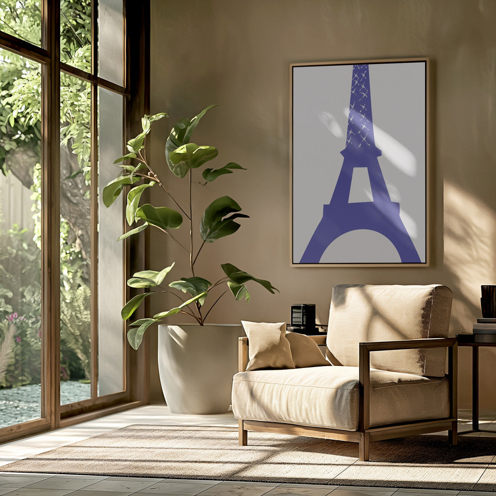 Eiffelturm Blau | Poster
