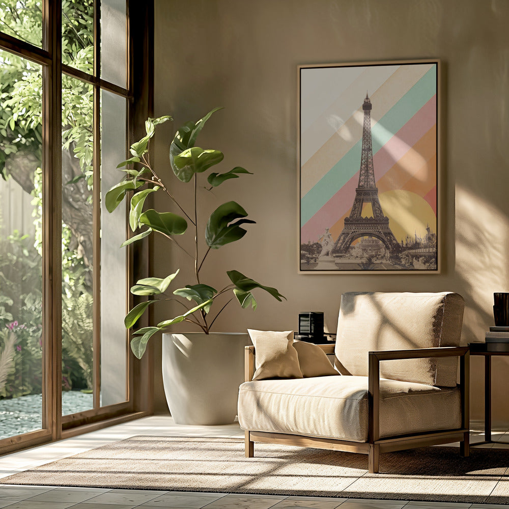 Eiffelturm Regenbogen | Poster