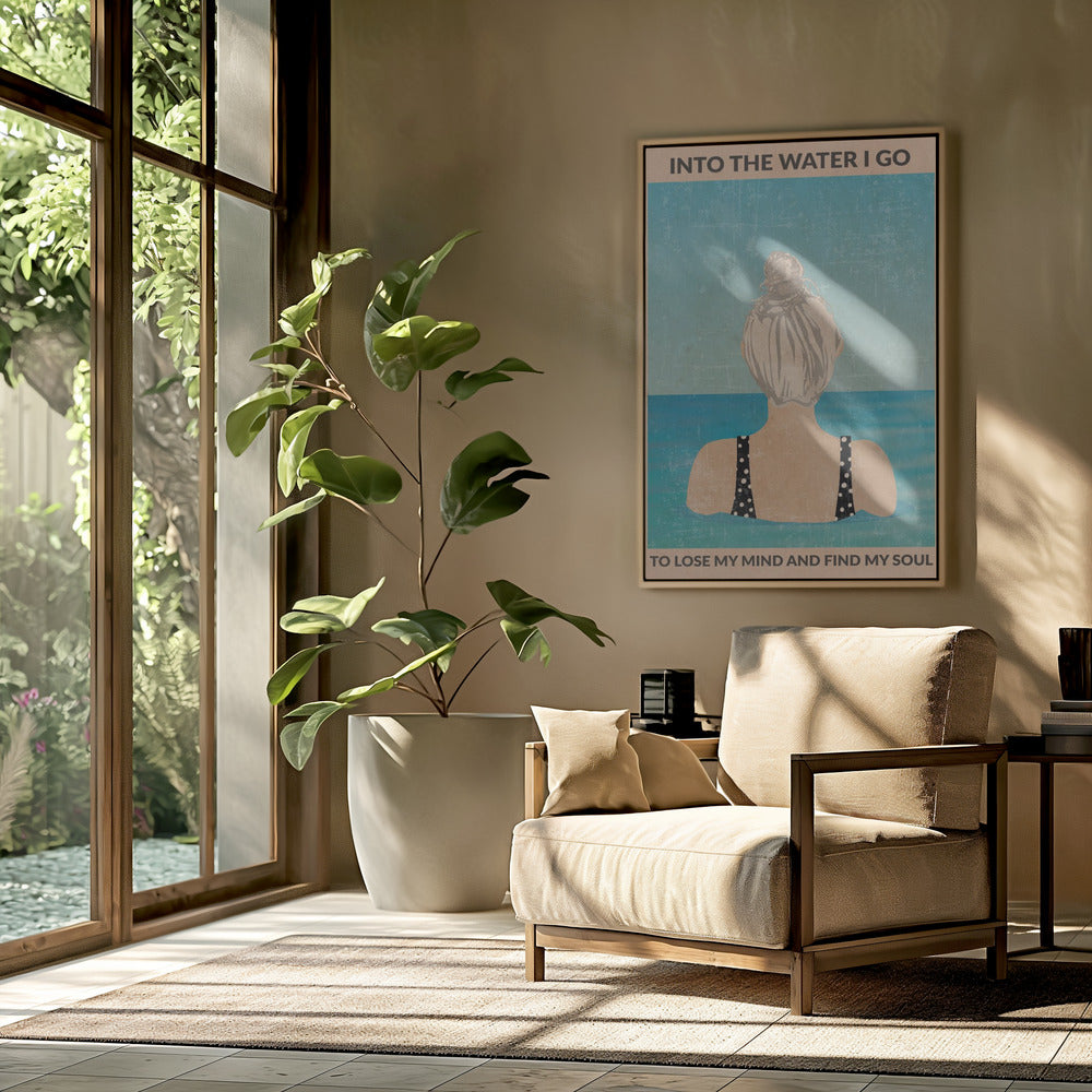 Ins Wasser (silber) | Poster