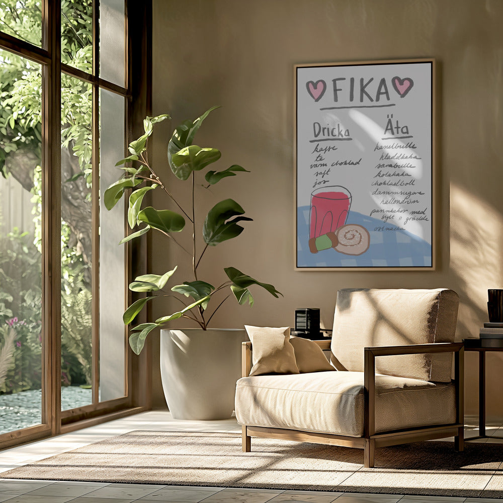 Schwedische Fika-Leckereien | Poster