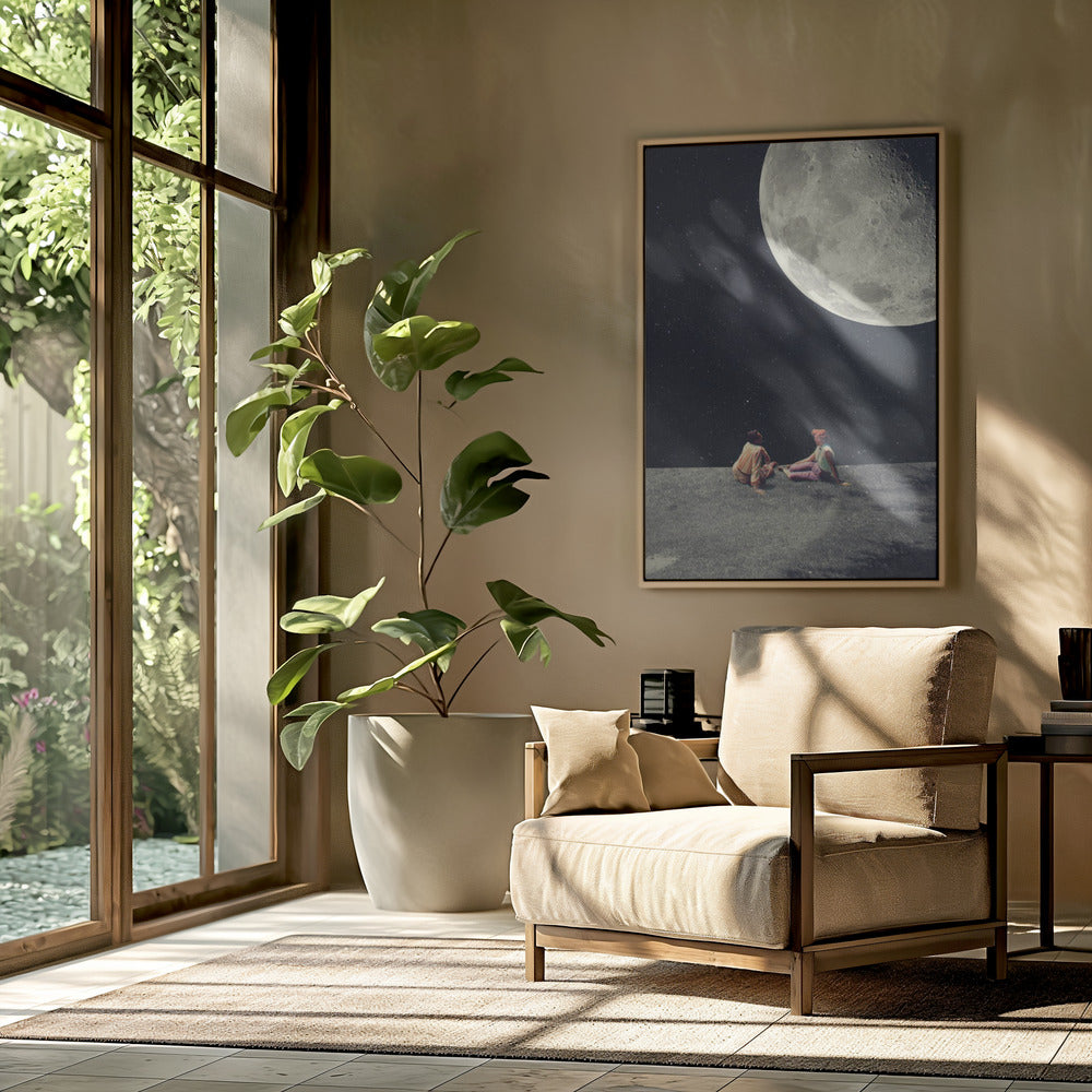 Ich habe dir den Mond für ein Lächeln geschenkt | Poster