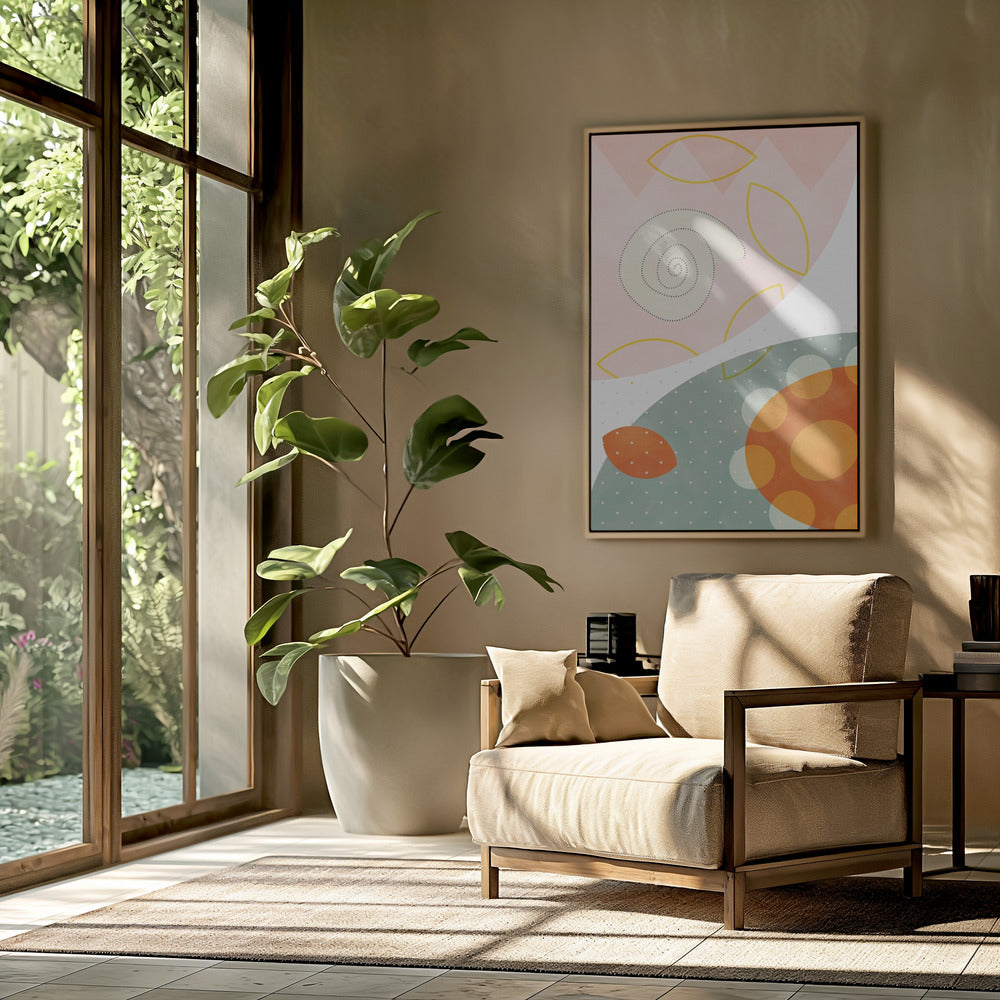 Freundliche Farben Hilma 4 | Poster