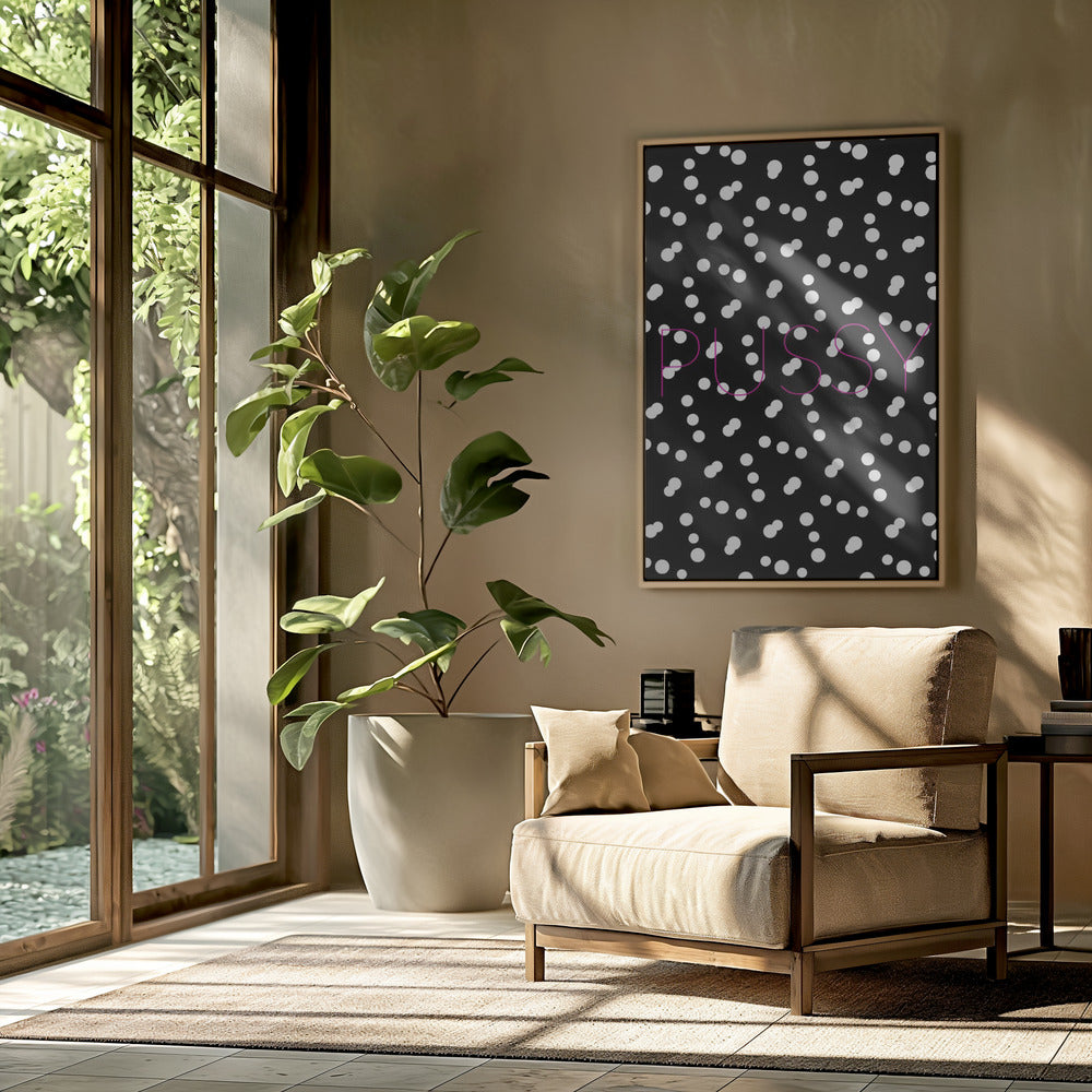 Monochrome Punktlandschaft | Poster