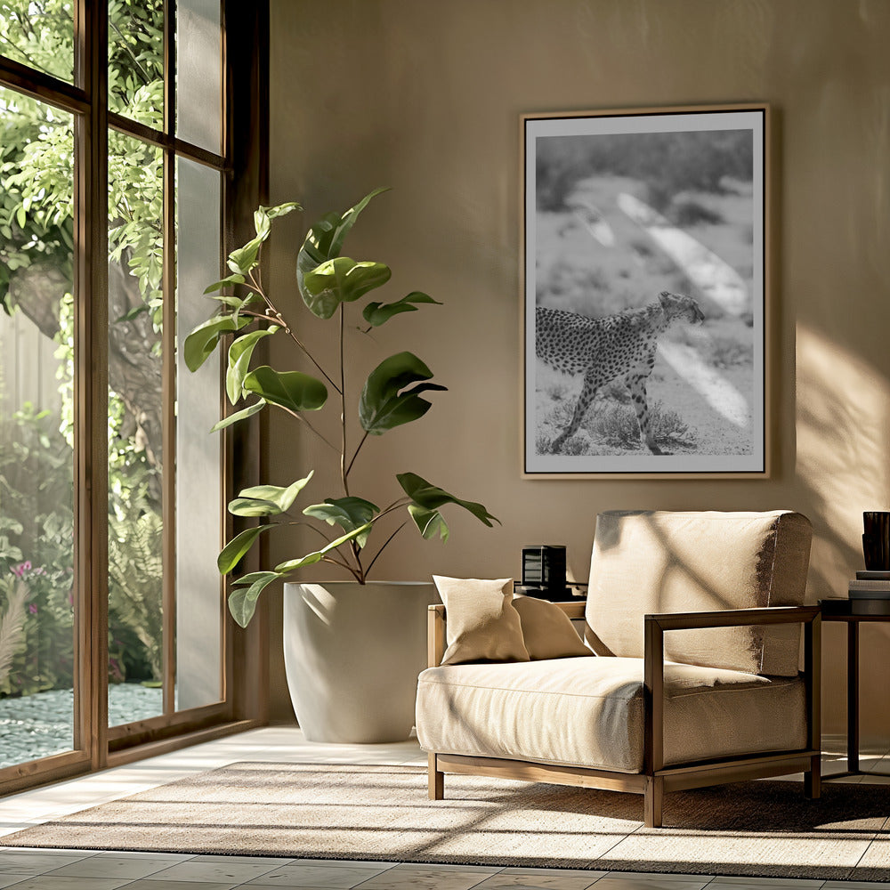 Ein laufender Gepard | Poster