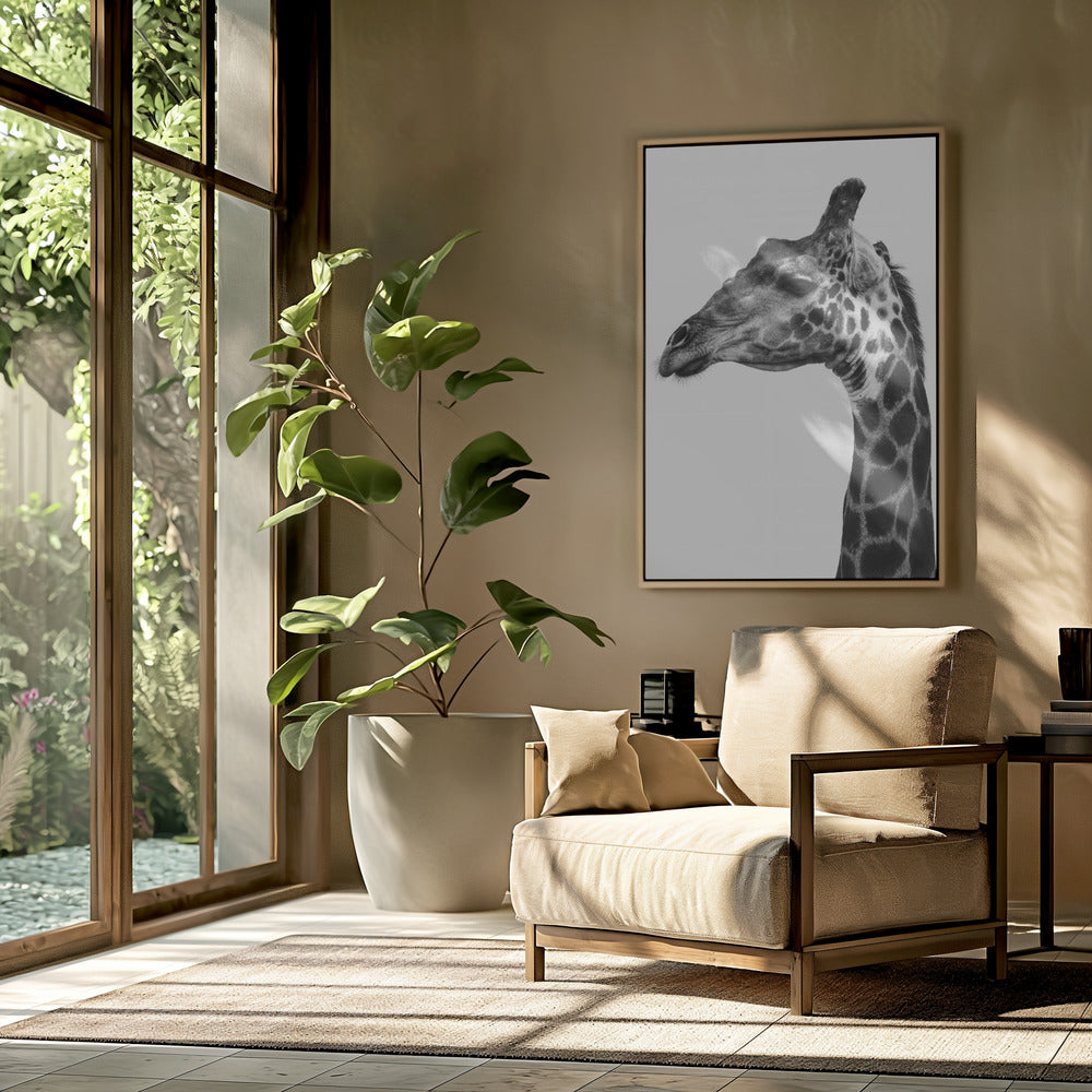 Komplizierte Muster der Giraffenhaut | Poster