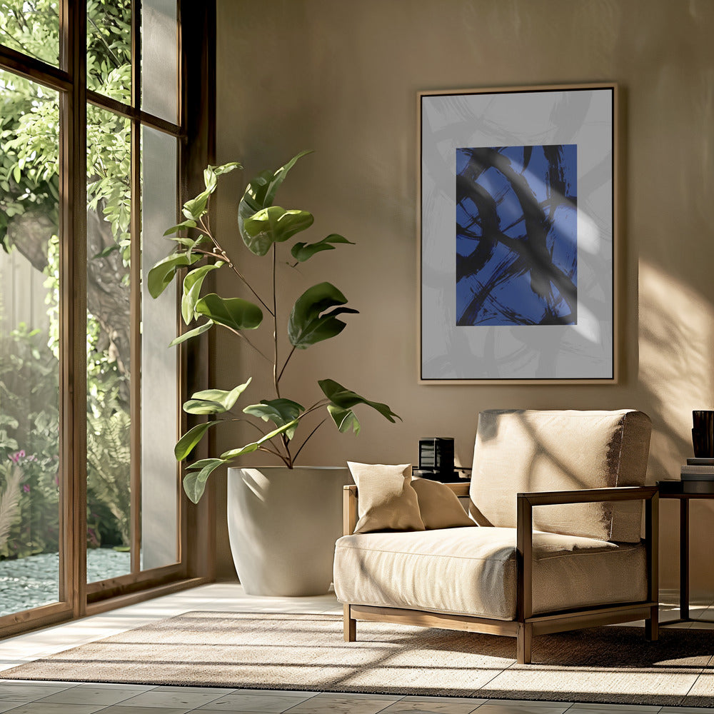 Abstract Brush Strokes 98Y | Poster