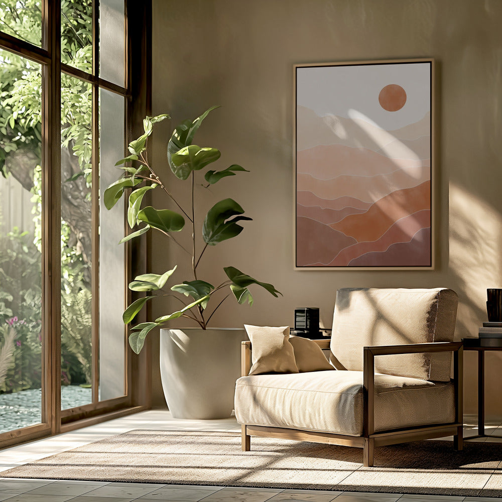 Sonnenaufgang in der Wüste | Poster