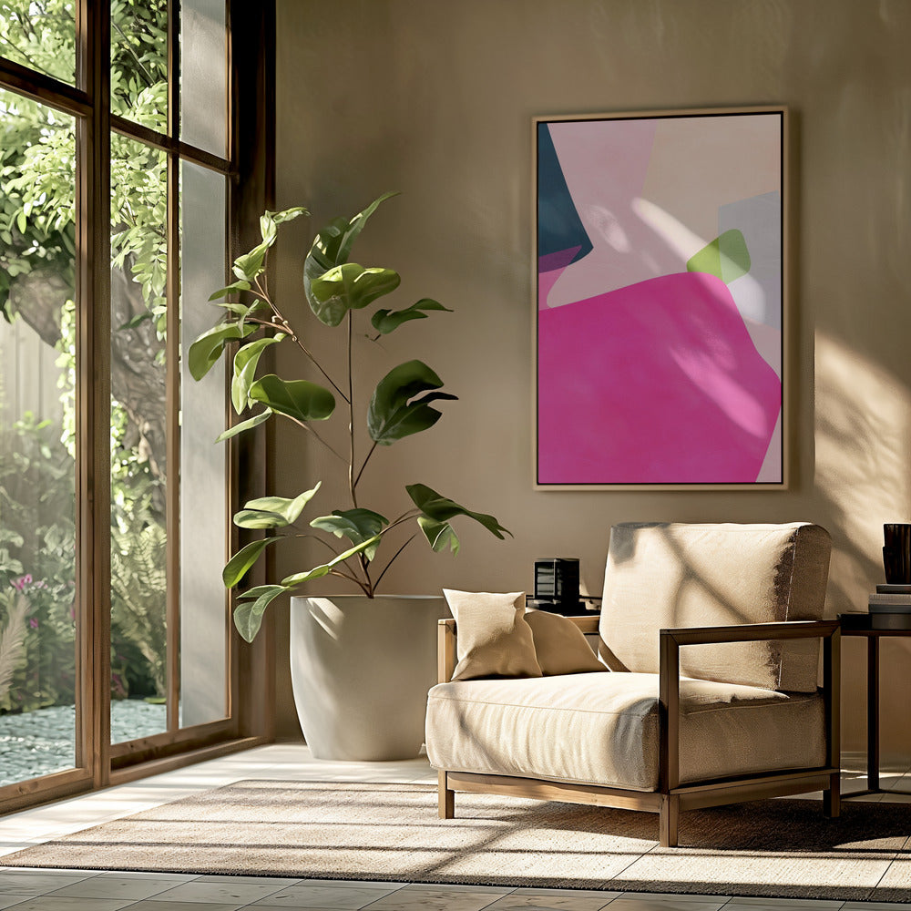 Rosa Pastellform | Poster