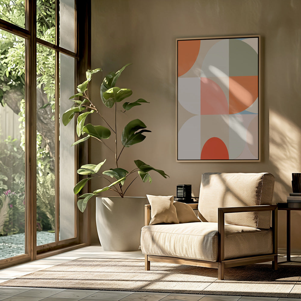 Mid Century Pastel 12 | Poster