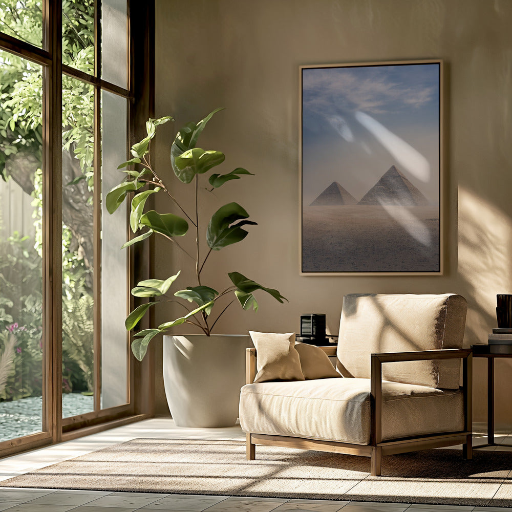 Große Pyramiden von Gizeh, Kairo, Ägypten | Poster