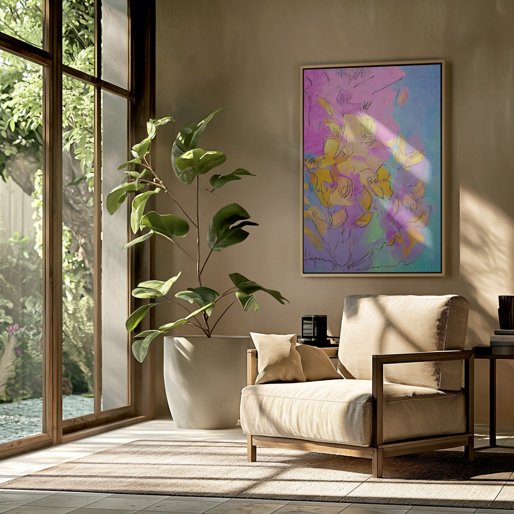 Vibrant Petals Dance | Poster