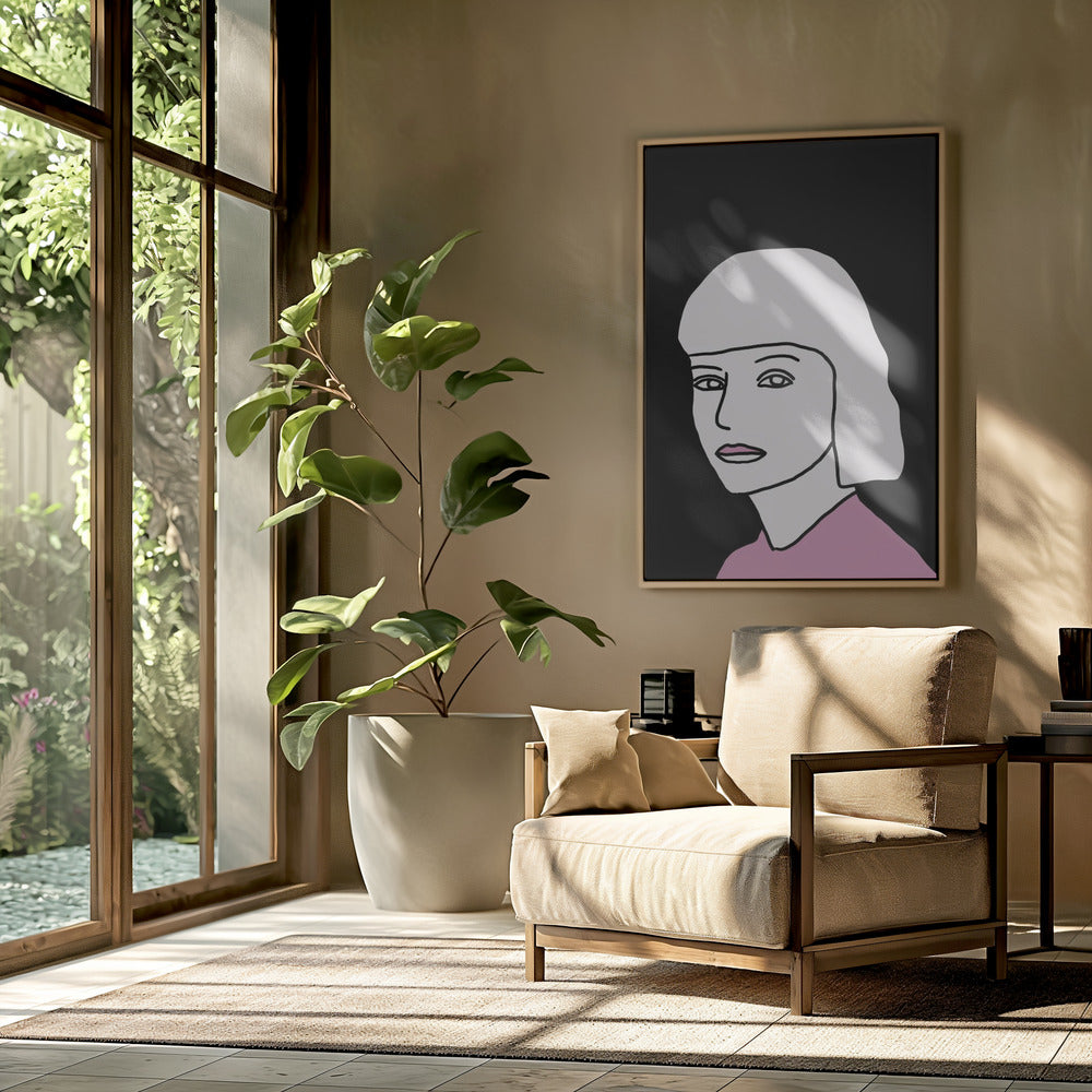 Der Look in Pink und Schwarz | Poster