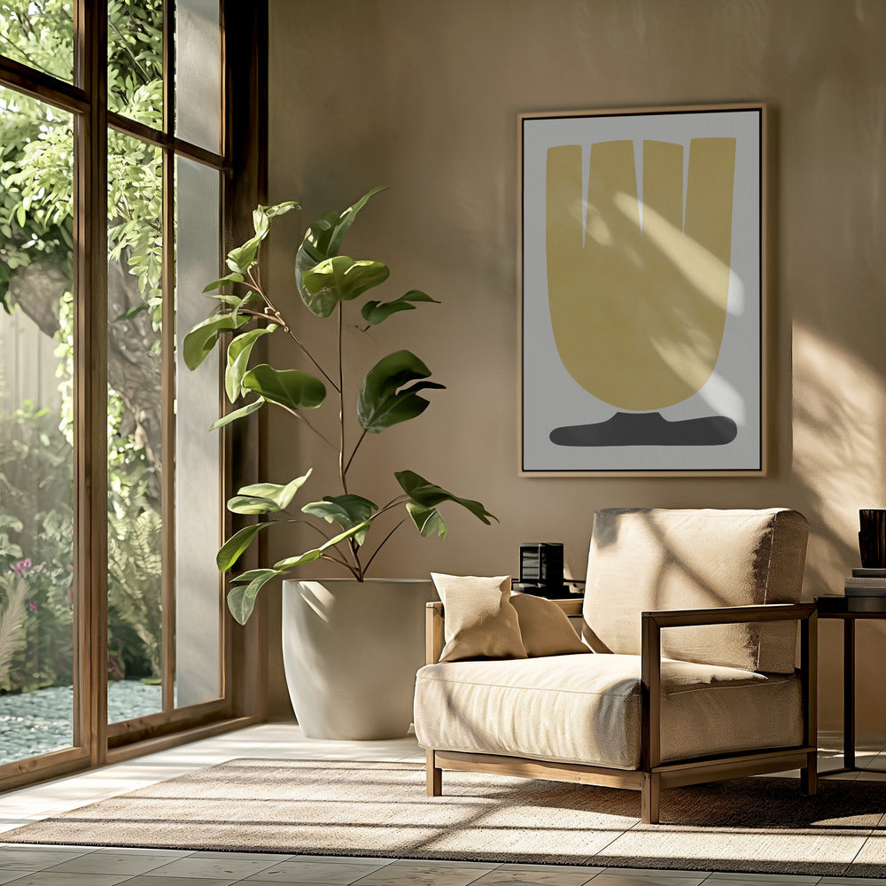 Gelbe Tulpenblume | Poster