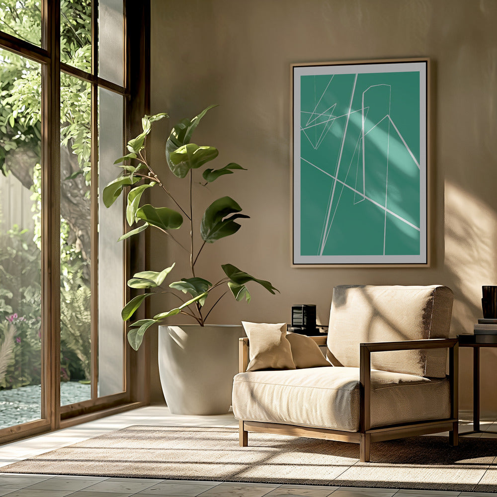 Geometrische Flucht | Poster