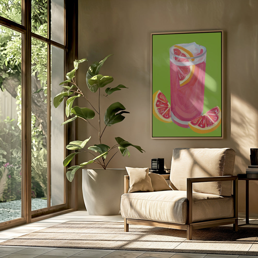 Grapefruit Paloma Pistazie | Poster