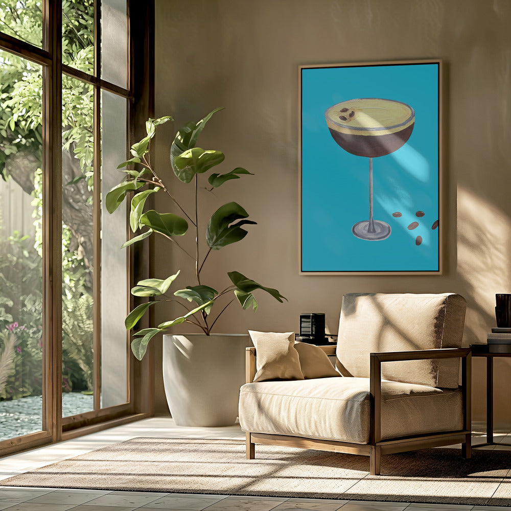 Espresso Martini Himmelblau | Poster