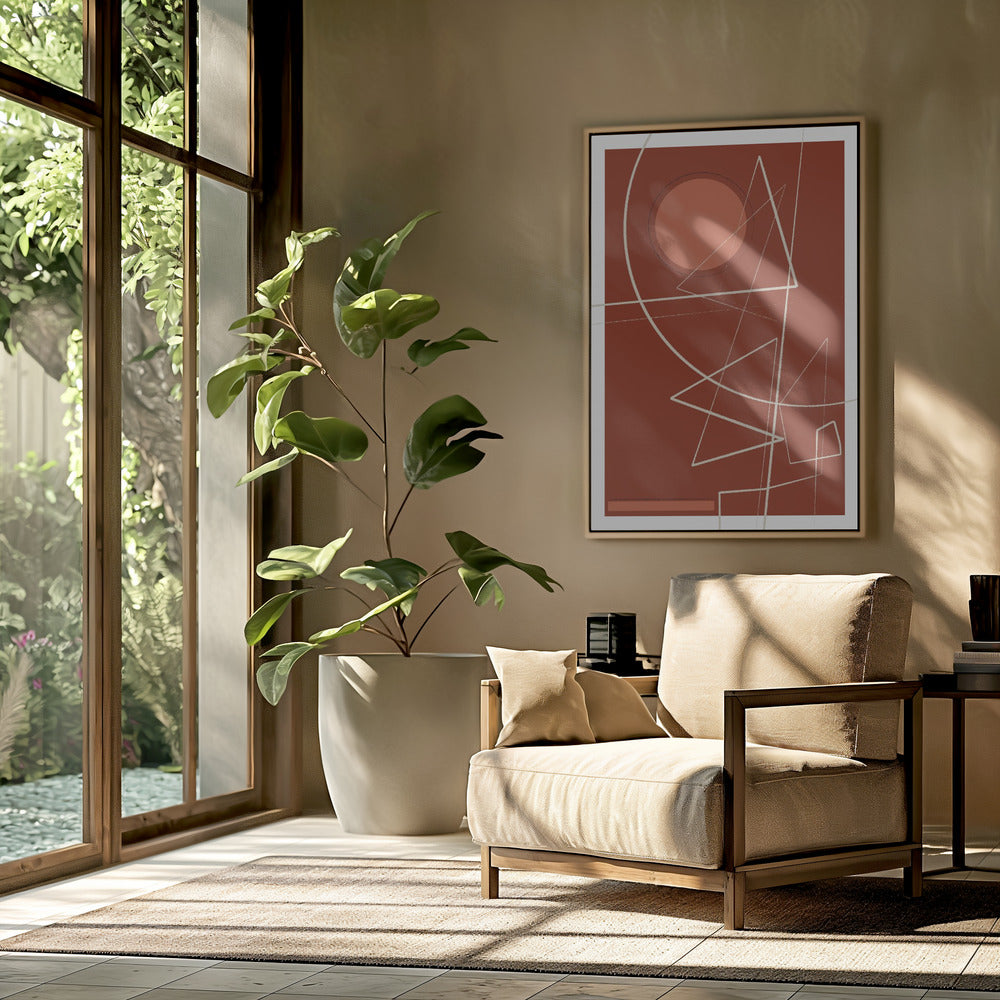 Geometrische Sonnenfinsternis | Poster