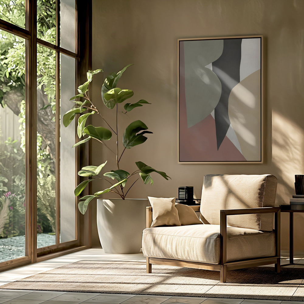 Tropische abstrakte Formen | Poster