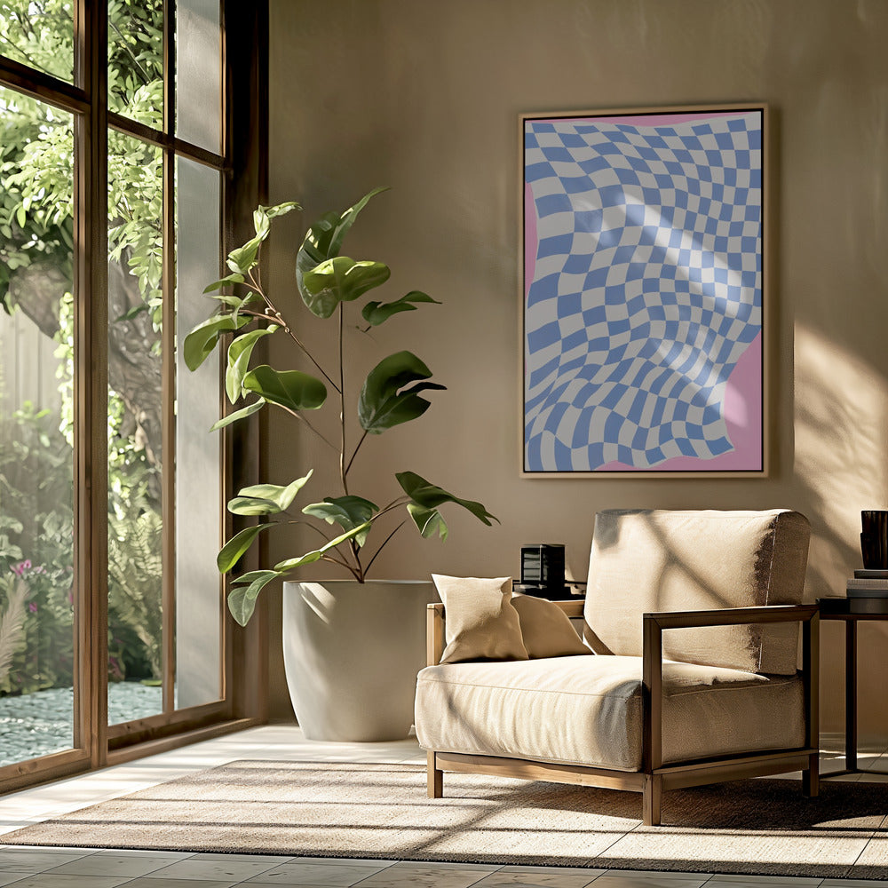 Gewellter karierter Traum | Poster