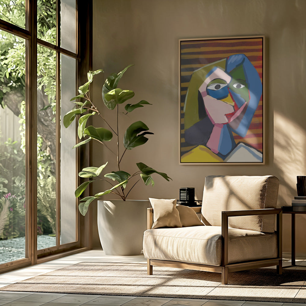 Porträt inspiriert von Picasso | Poster