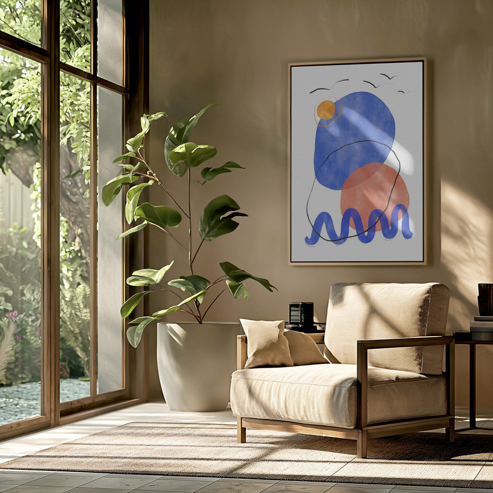 Abstrakte Einsamkeit | Poster