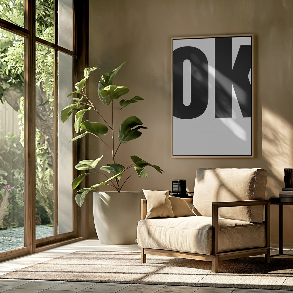 Fettgedrucktes Typografie-Statement | Poster