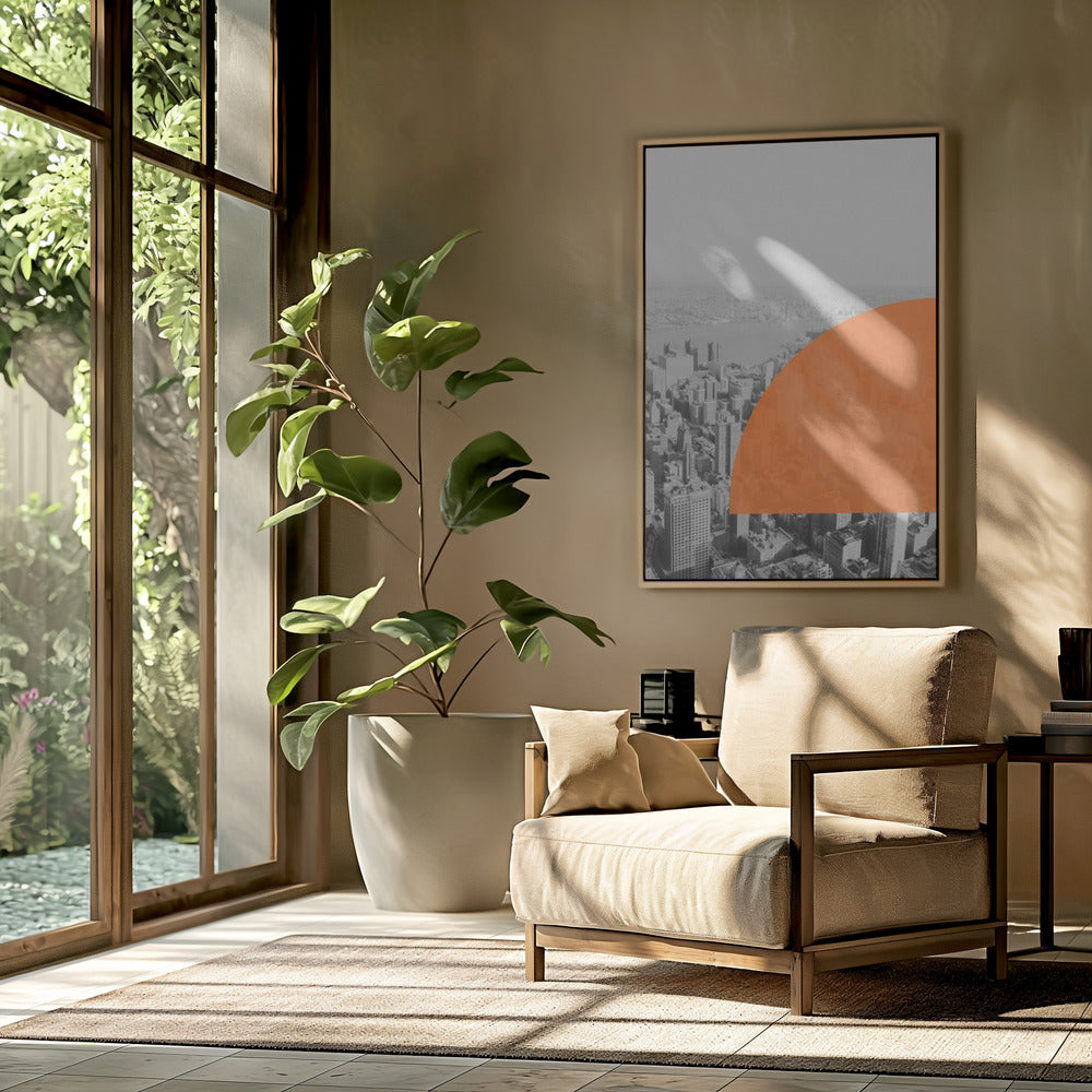 Urbane Sonnenuntergangsfarben | Poster