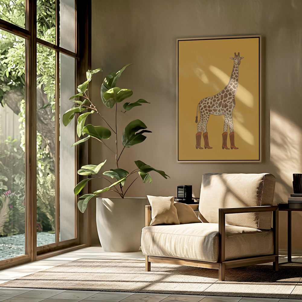 Jolene, die Cowgirl-Giraffe | Poster