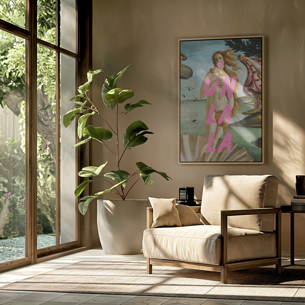 Die Geburt der Venus von Sandro Botticelli / Uh La La | Poster