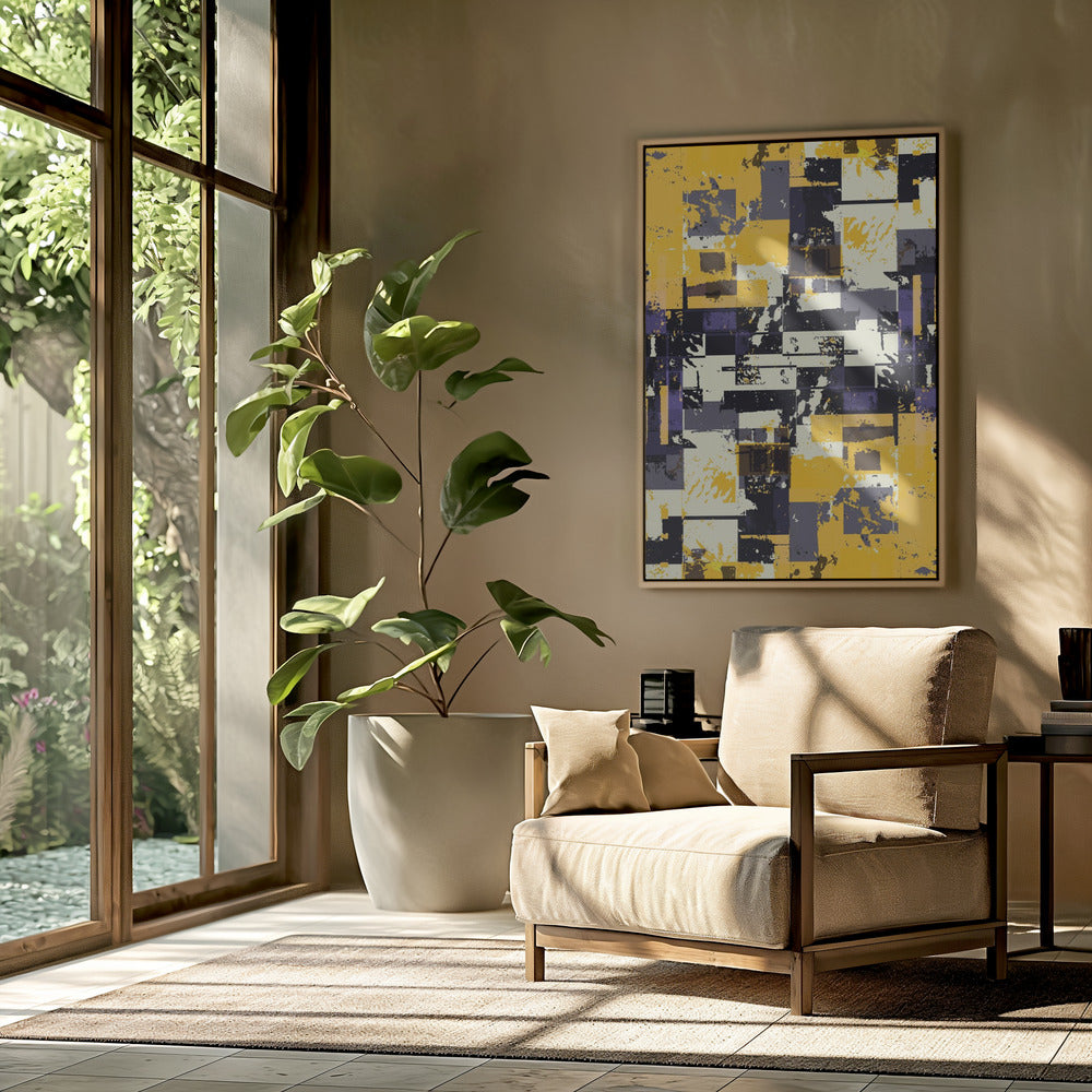 Geometric Shapes And Bold Colors | Poster