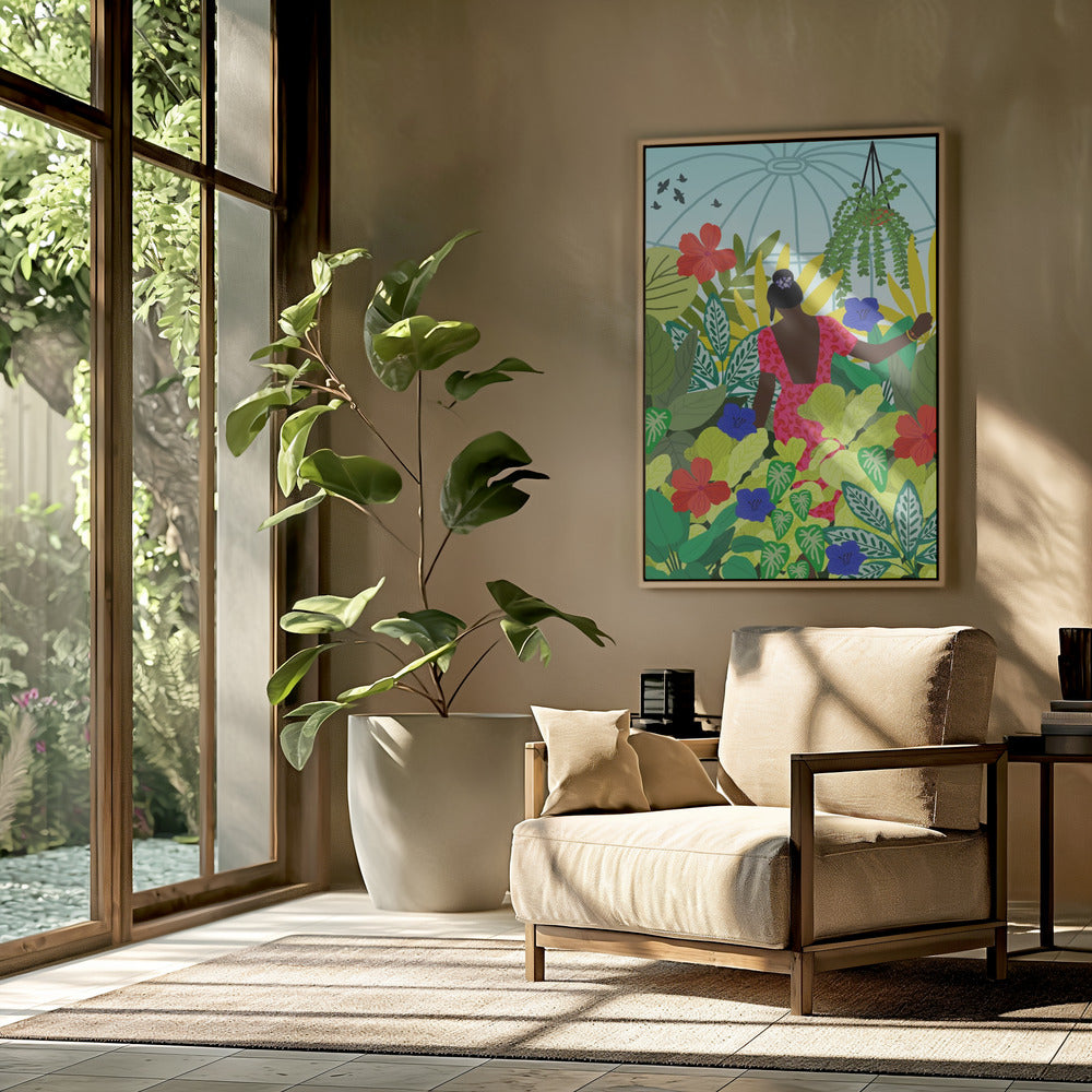 Walking In My Greenhouse | Poster