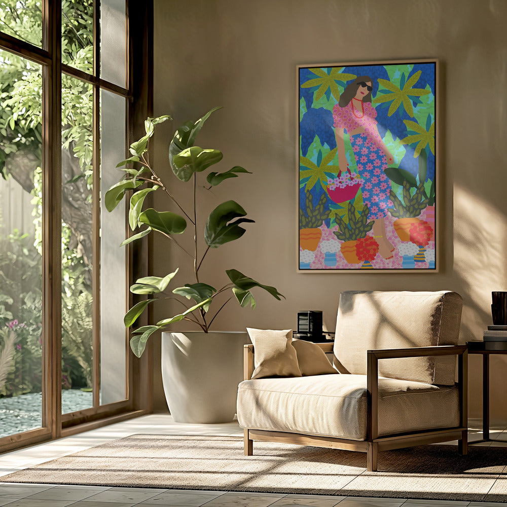 Spaziergang zwischen Gärten | Poster