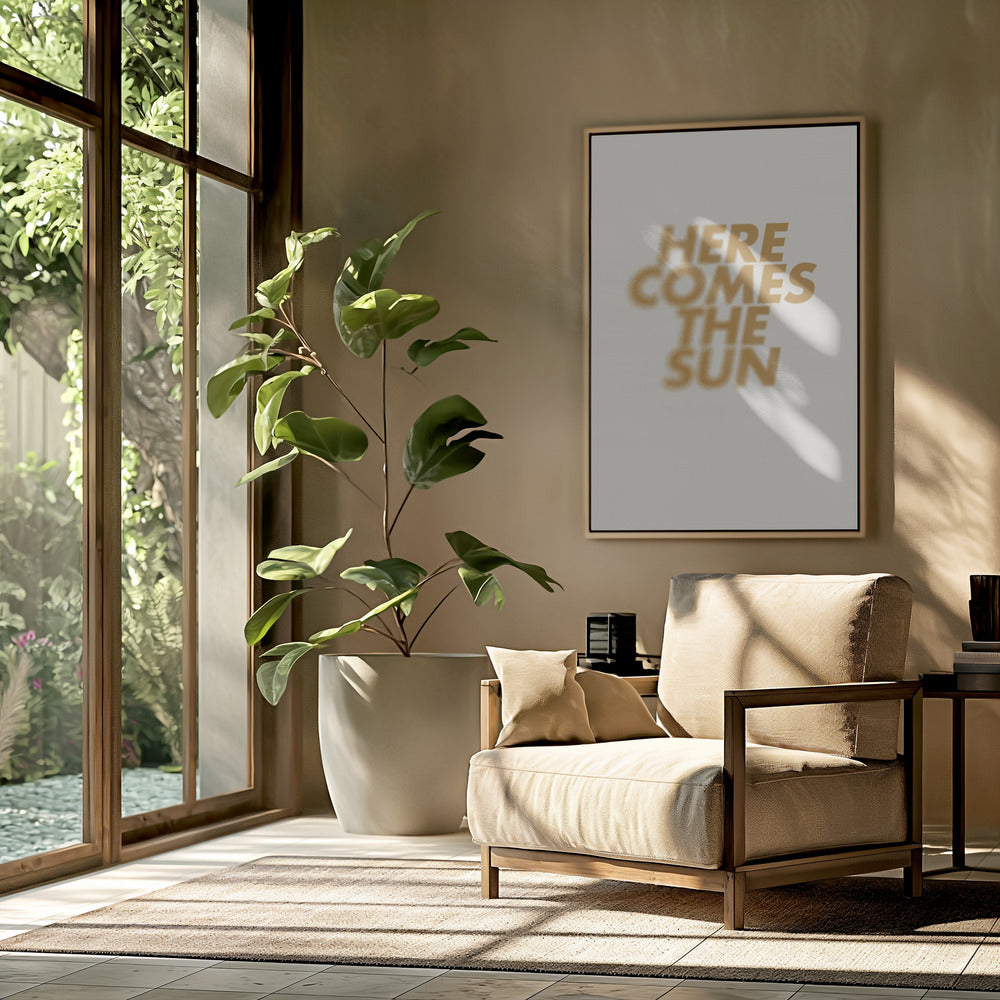 Sonnenbeschienene Ankunft | Poster