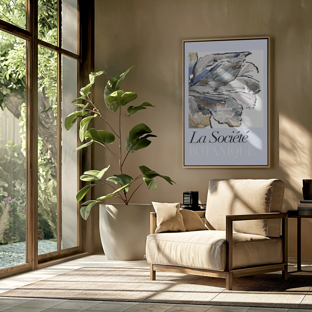 La Société Botanique Blueflower | Poster