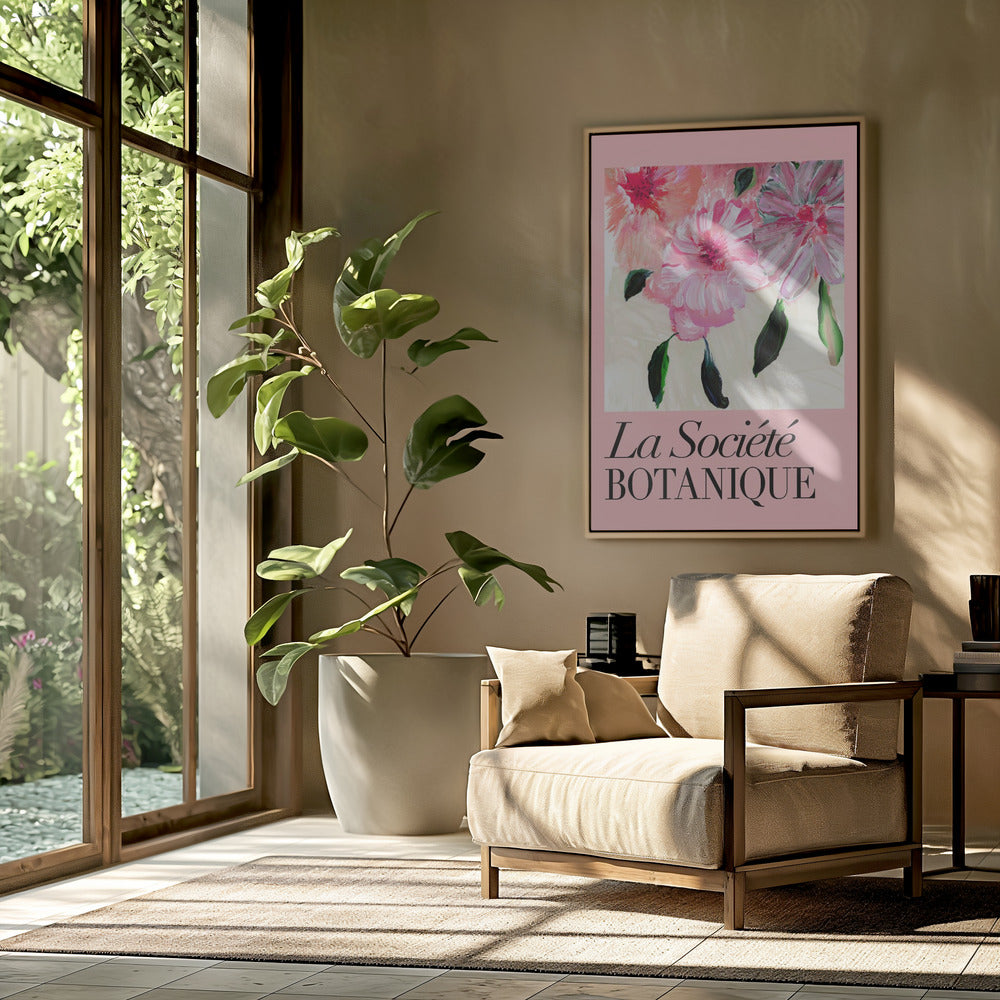 La Société Botanique Rosa Blumen | Poster
